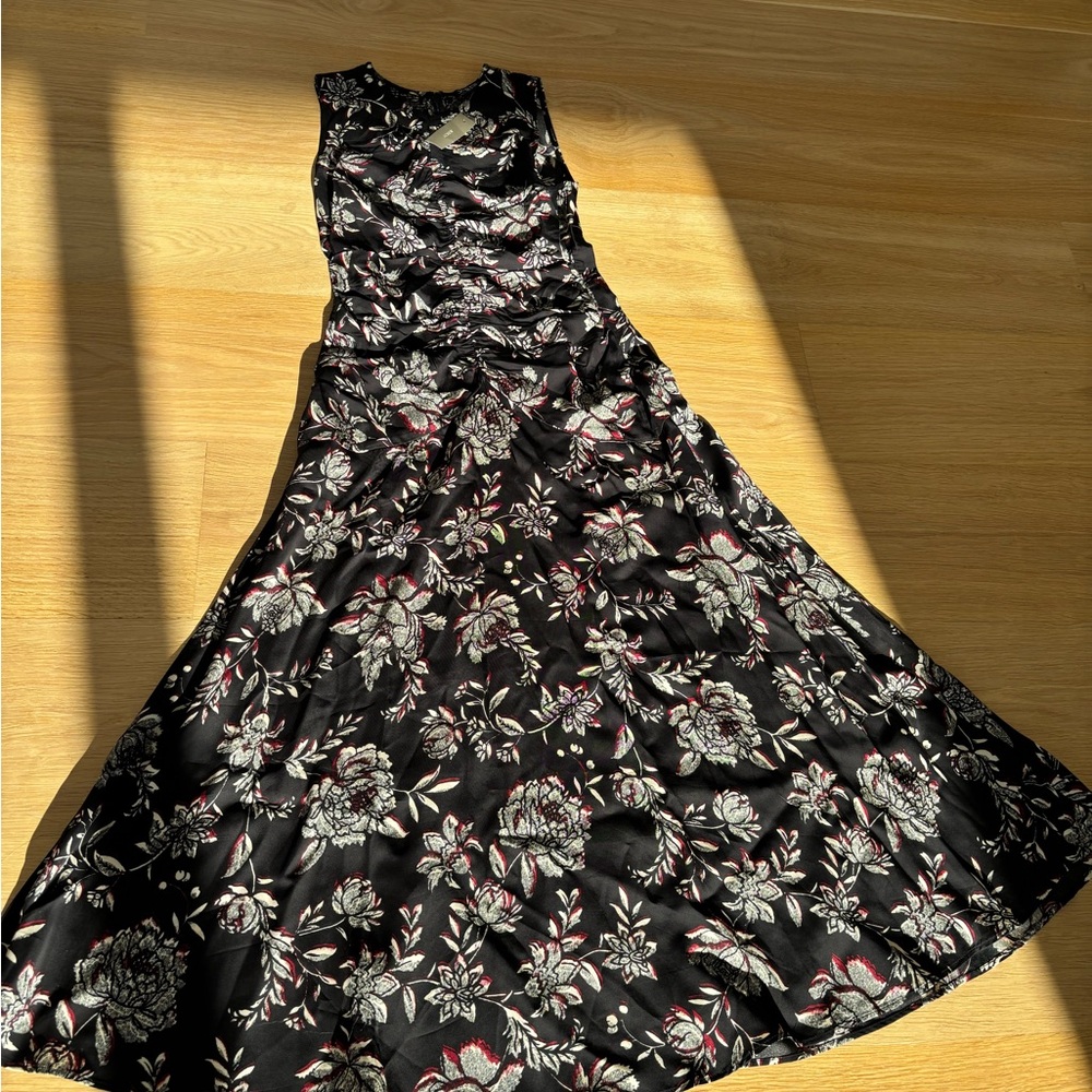 JCrew NWT Midi Black Dress - Picture 7 of 7
